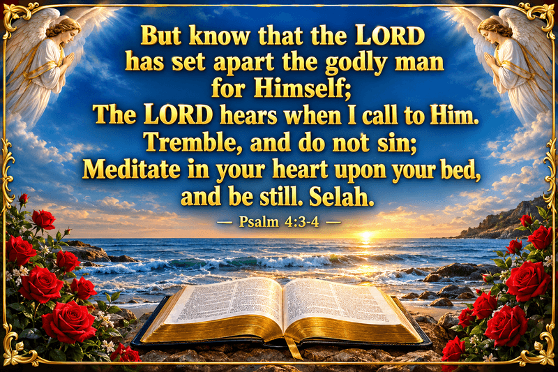 God is our righteousness. Meditate on His word .