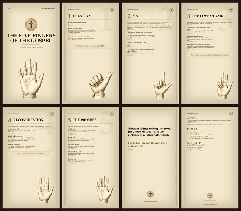 The Five Fingers of the Gospel.