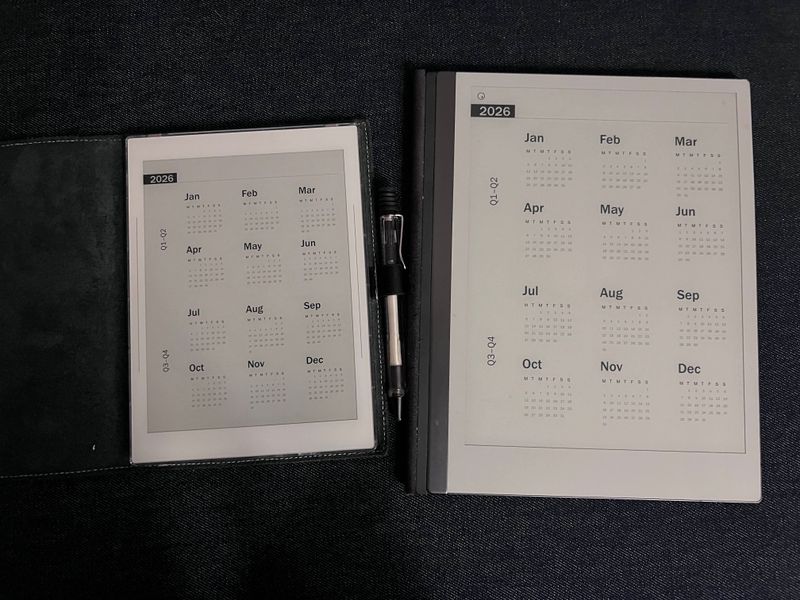 Interactive Calendar on reMarkable 2