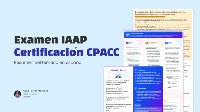 Contenidos Certificación CPACC - Resumen