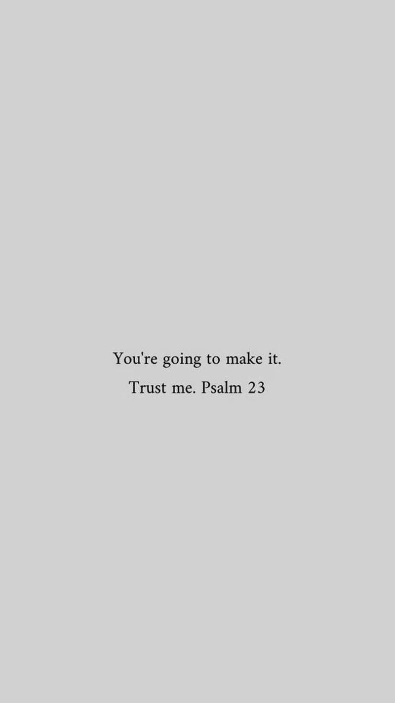 Trust God always