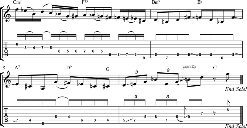 Chromatic lick on Revelation - Robben Ford