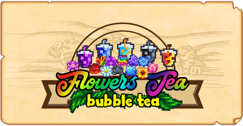 FLOWERS BUBBLE TEA