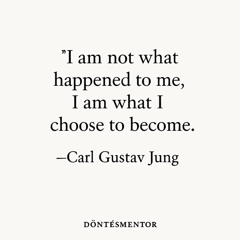“You just have to decide, and that’s it.”