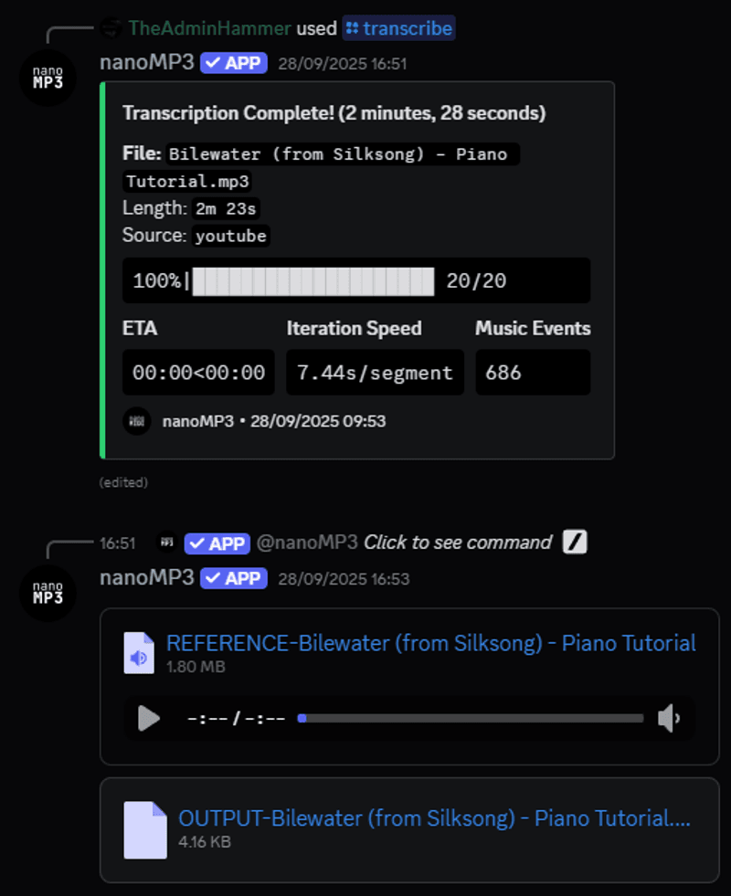 MP3 to MIDI Discord Bot!