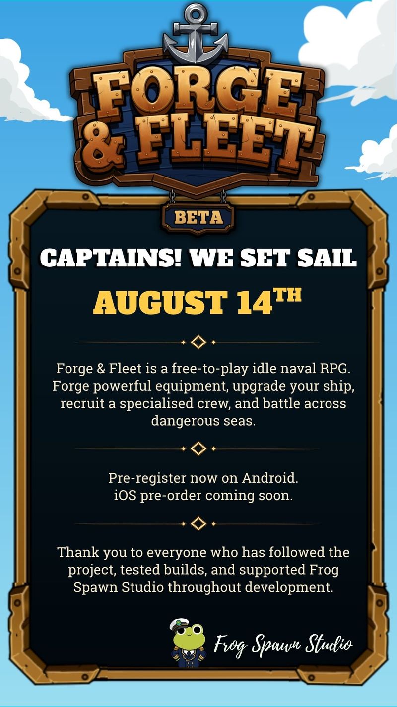 Forge & Fleet launches on 14 August