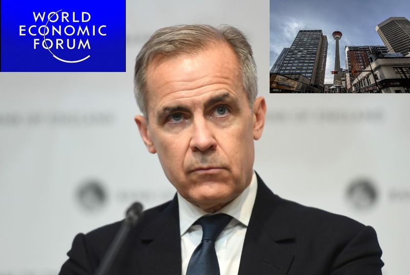 WEF Prime Minister Mark Carney In Calgary