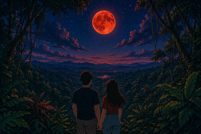 The stars wept, the moon burned, and still we stayed 🫂💞✨