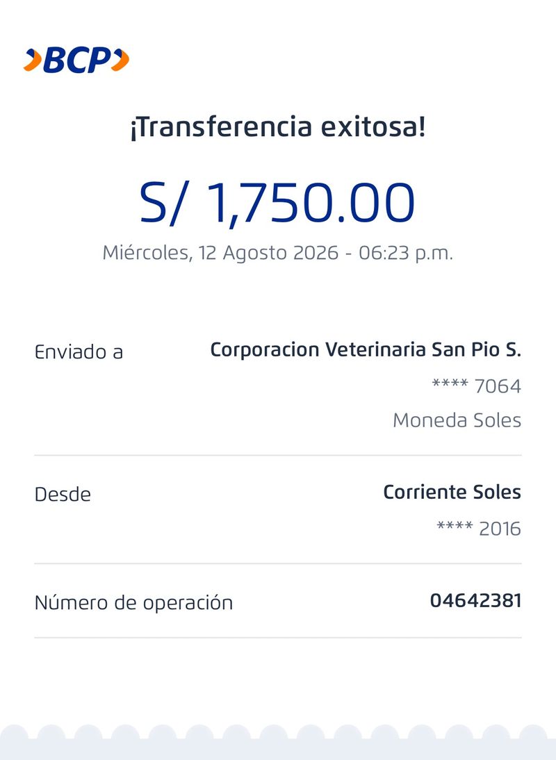 ✅ABONO DE LA 2.ª CUOTA VETERINARIA
