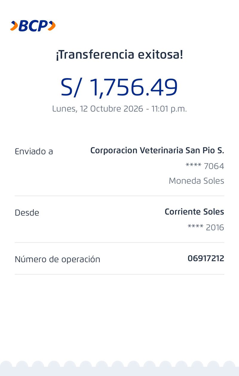 ✅ABONO DE LA 3.ª CUOTA VETERINARIA 2.ª PERIODO