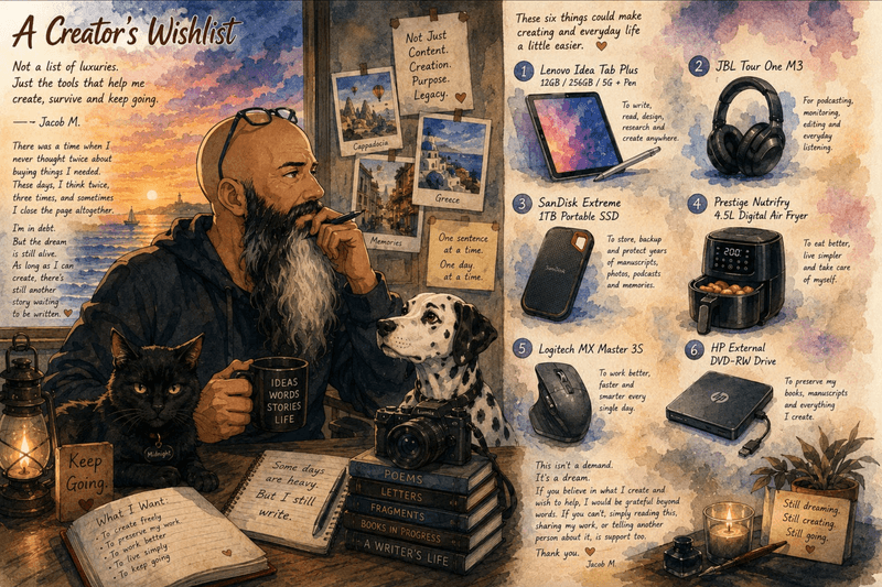 The Creator’s Wishlist...