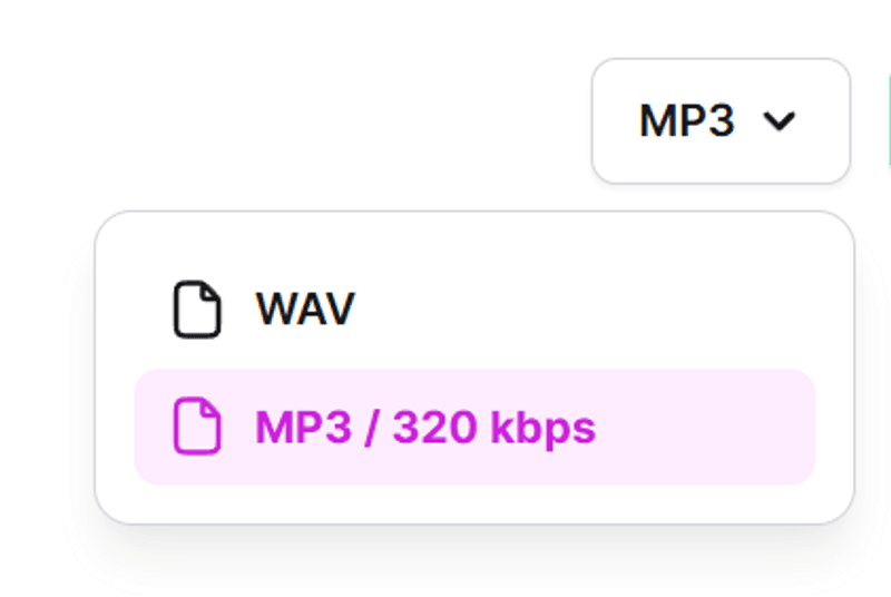 MP3 File Download is now supported!