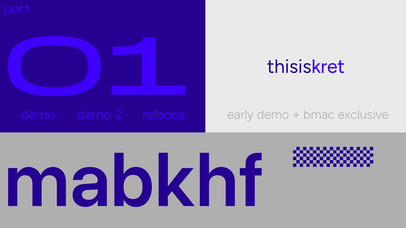 make art be kind have fun . demo 01 . first demo