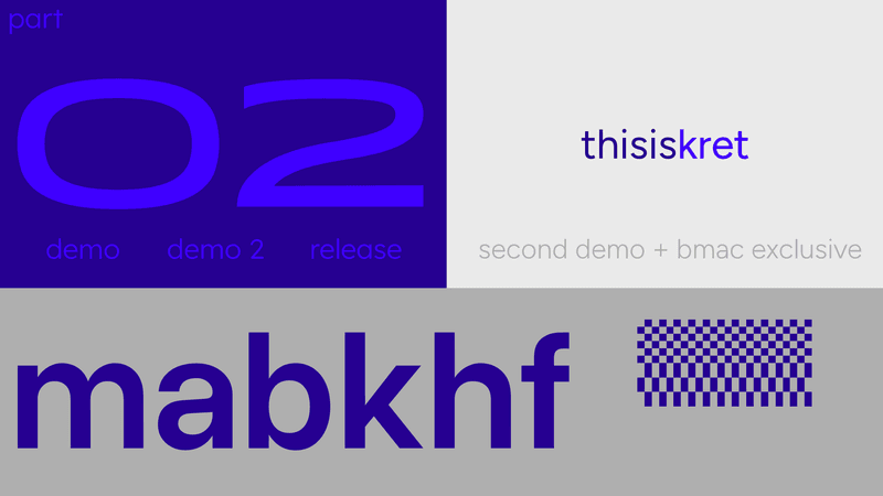 make art be kind have fun . demos 02 + release : oct 30 2026