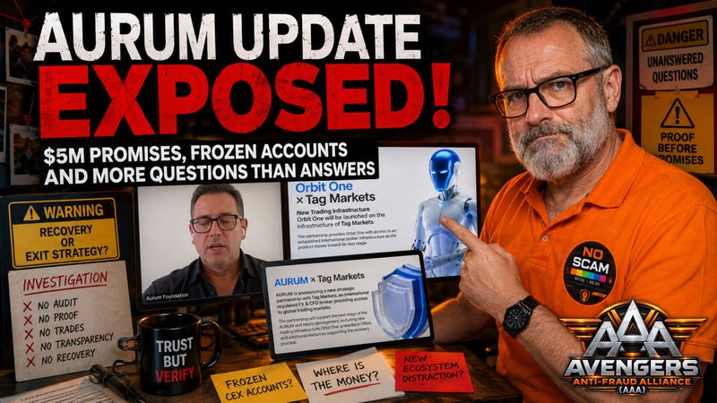 AURUM’s $5M Recovery Claim: TAG Markets, Missing Audit, Missing Money And A New Exit Strat