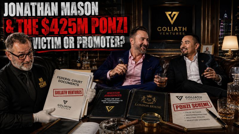 Jonathan Mason & The $425M Goliath Ventures Ponzi: Victim, Promoter Or Something In Betwee