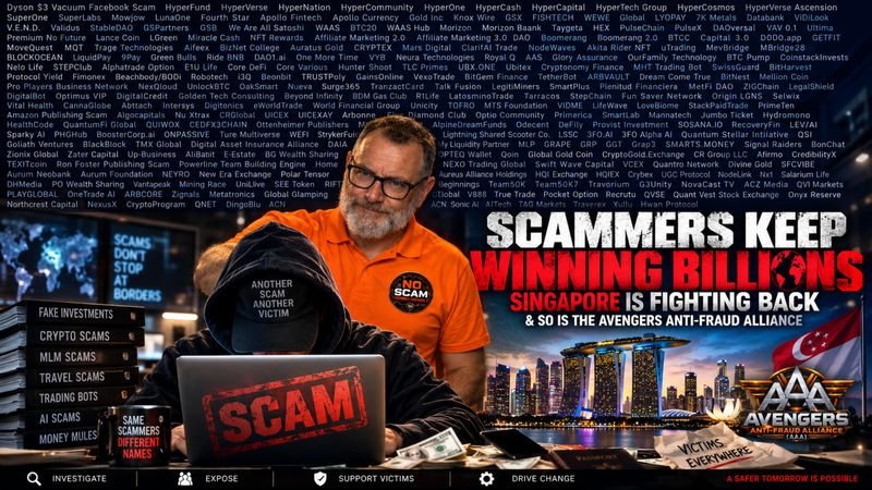 Scammers Keep Winning Billions — Singapore Is Fighting Back & So Is the Avengers Anti-Frau