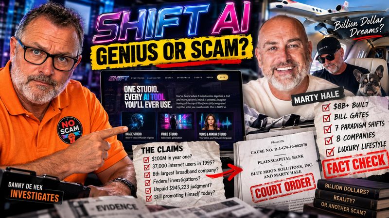 SHIFT AI Scam or Legit? Marty Hale’s Pre-Launch AI Credit Scheme, Passive Income & Ponzi