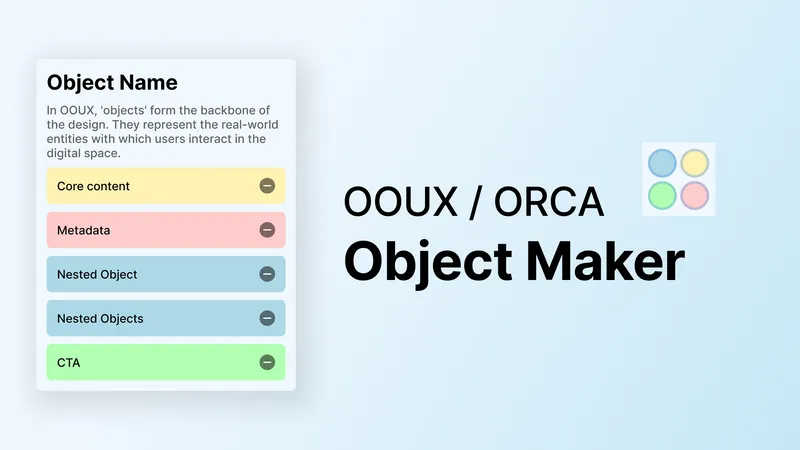OOUX / ORCA Figma Widgets cover