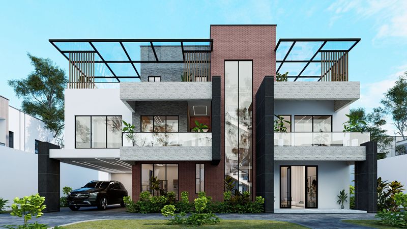 Ultimate 7 Bedroom Modern House Plan | 16m x 20m Luxury Design