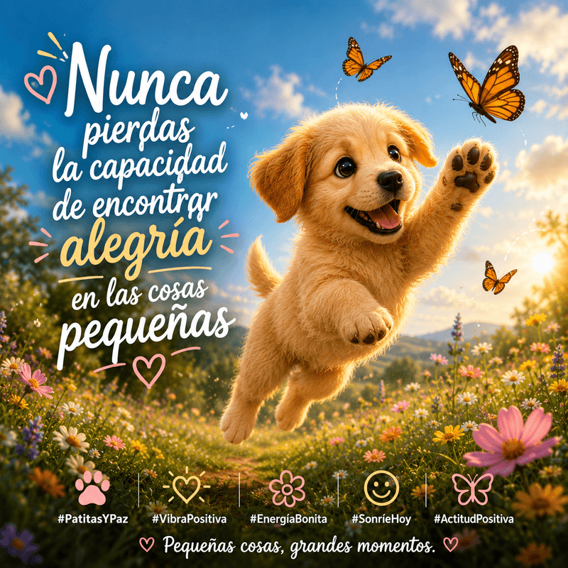 Pequeñas cosas, grandes momentos 🐾✨
