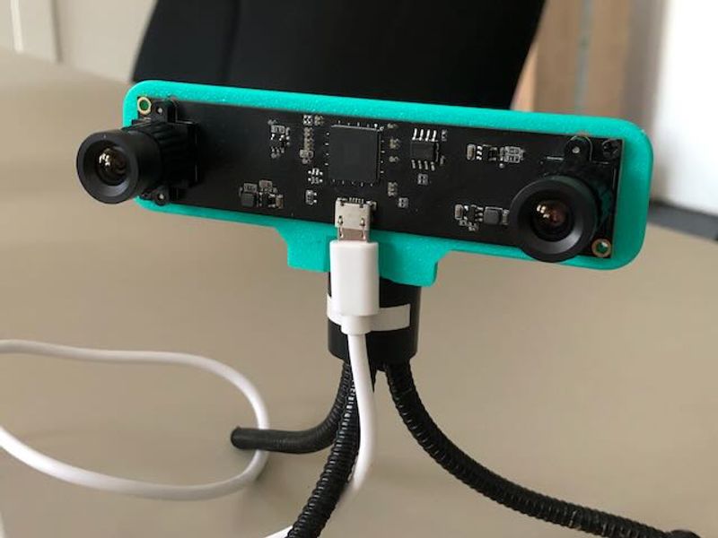 A simple camera holder for GXIVISION 3D Camera