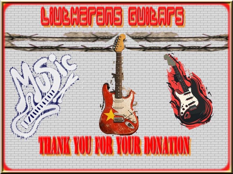 Thank you for your Donation to 🎸 Liutherans GuitArs 🎸