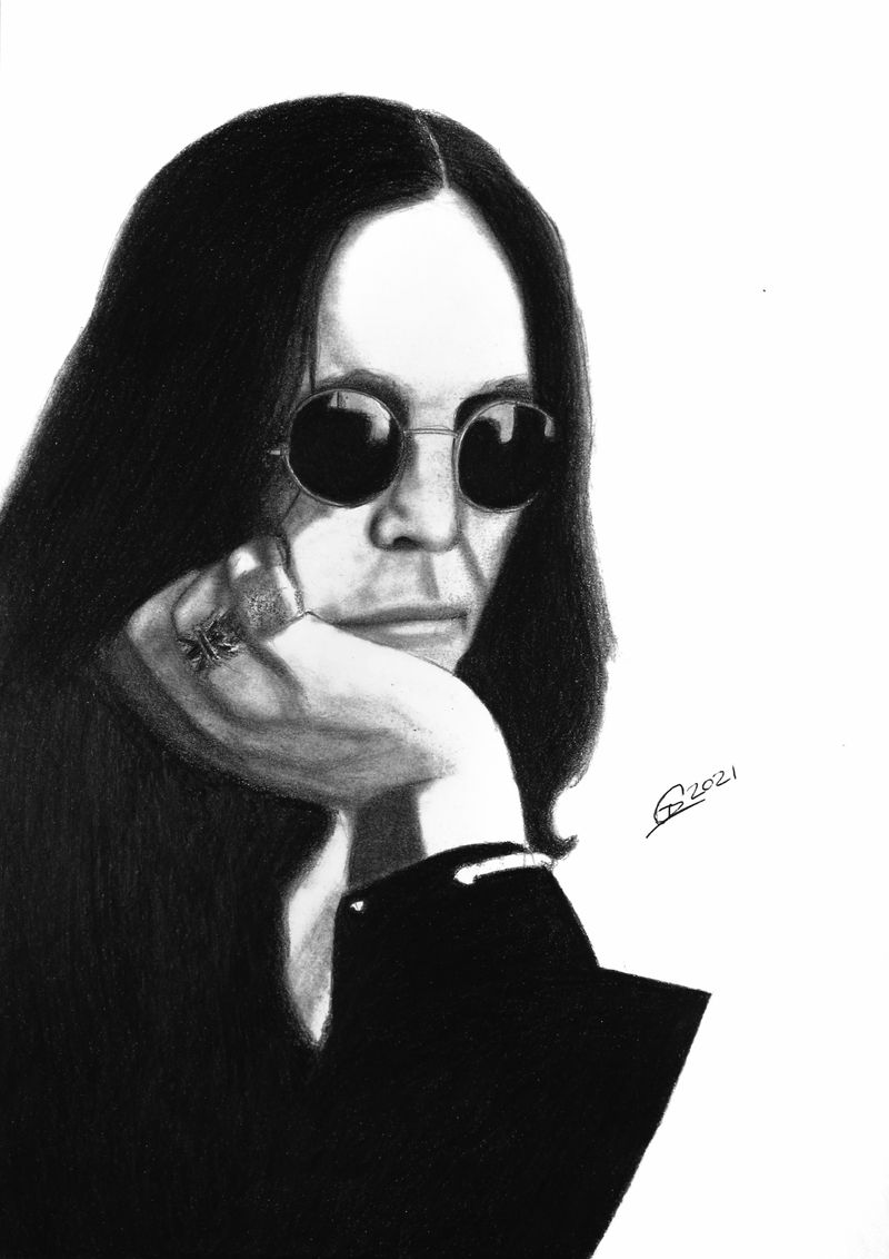Ozzy Osborne Sketch