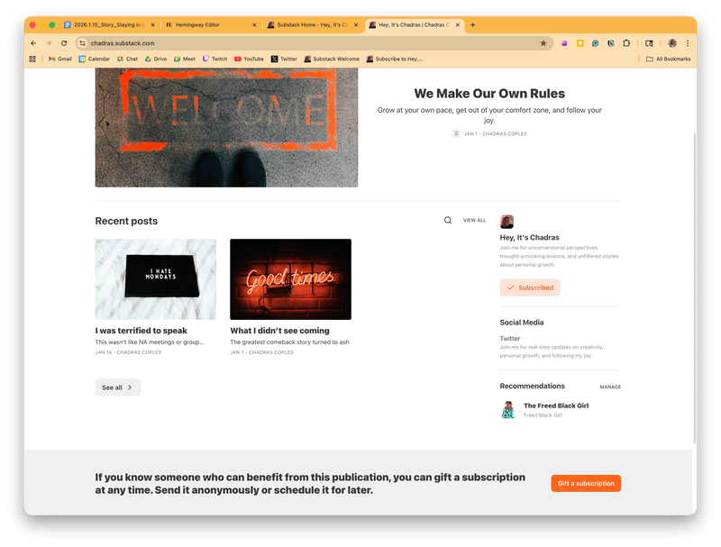 Why I Left Substack for Wordpress