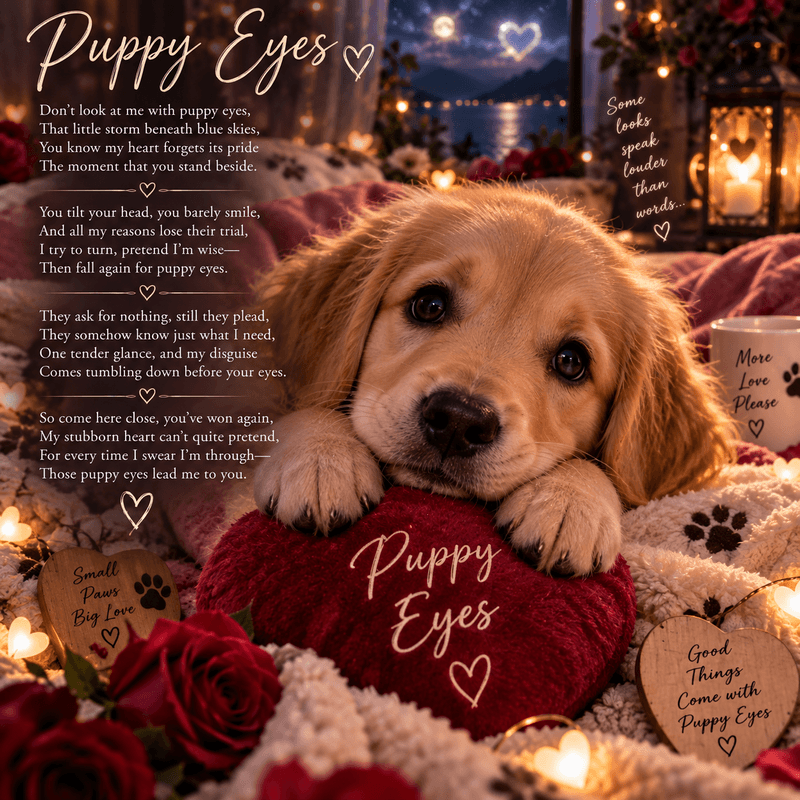 Puppy eyes