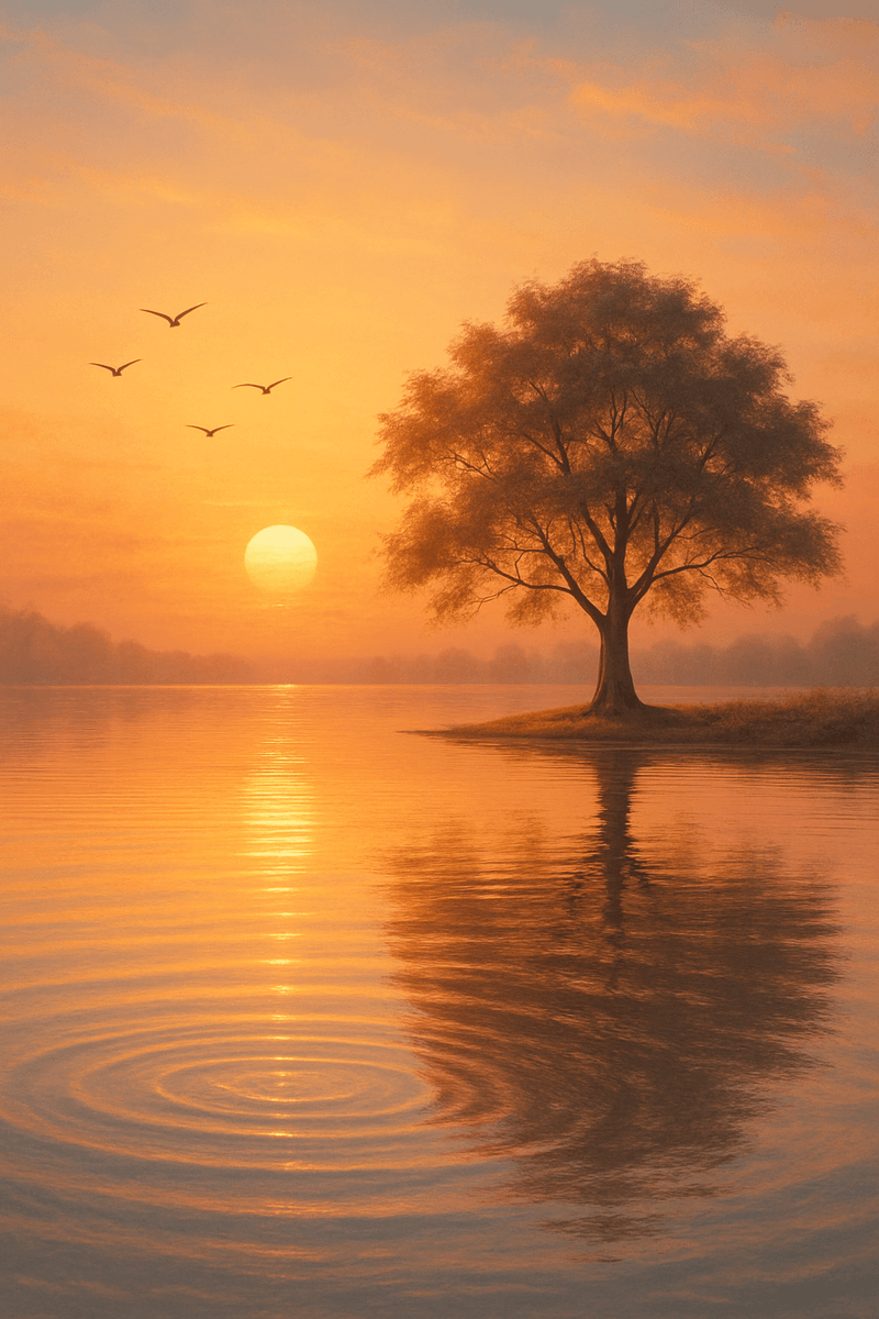 Each moment, fully lived, becomes a treasure trove of meaning and peace.