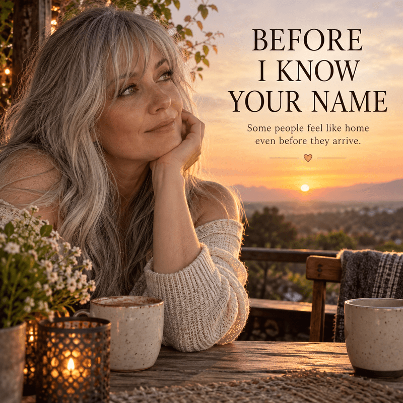 Before I know your name.