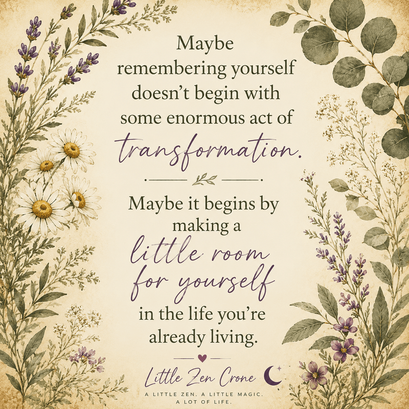Making A Little Room For Yourself