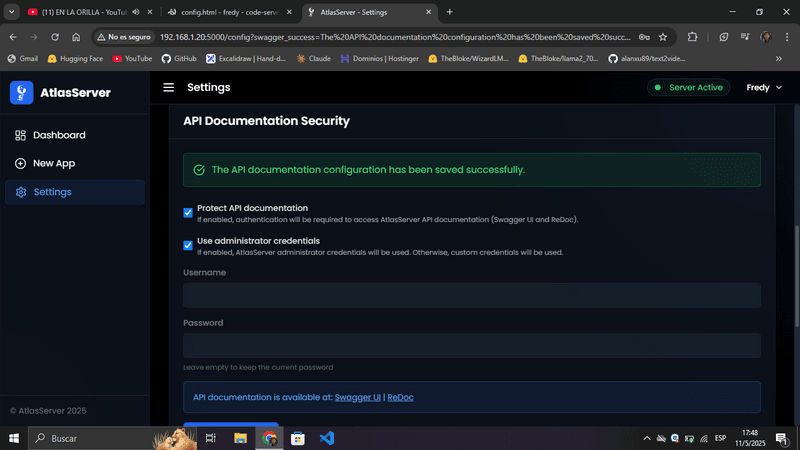v0.1.4 - API Documentation Security Update