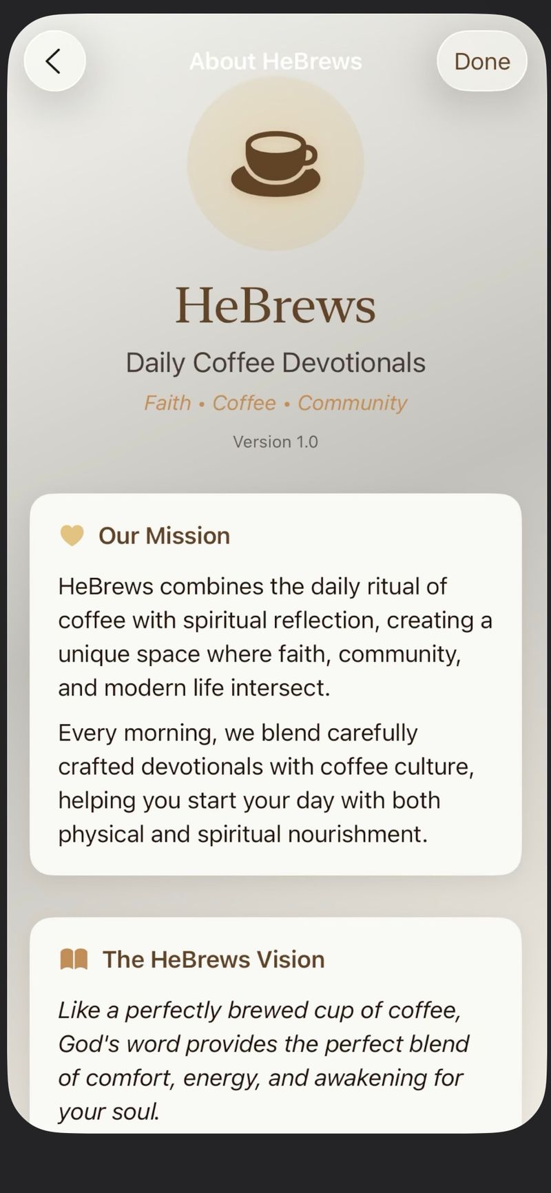 Hebrews - Coffee & Devotionals