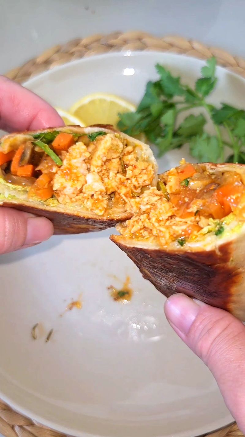 Crispy Chili-Honey Chicken Wrap