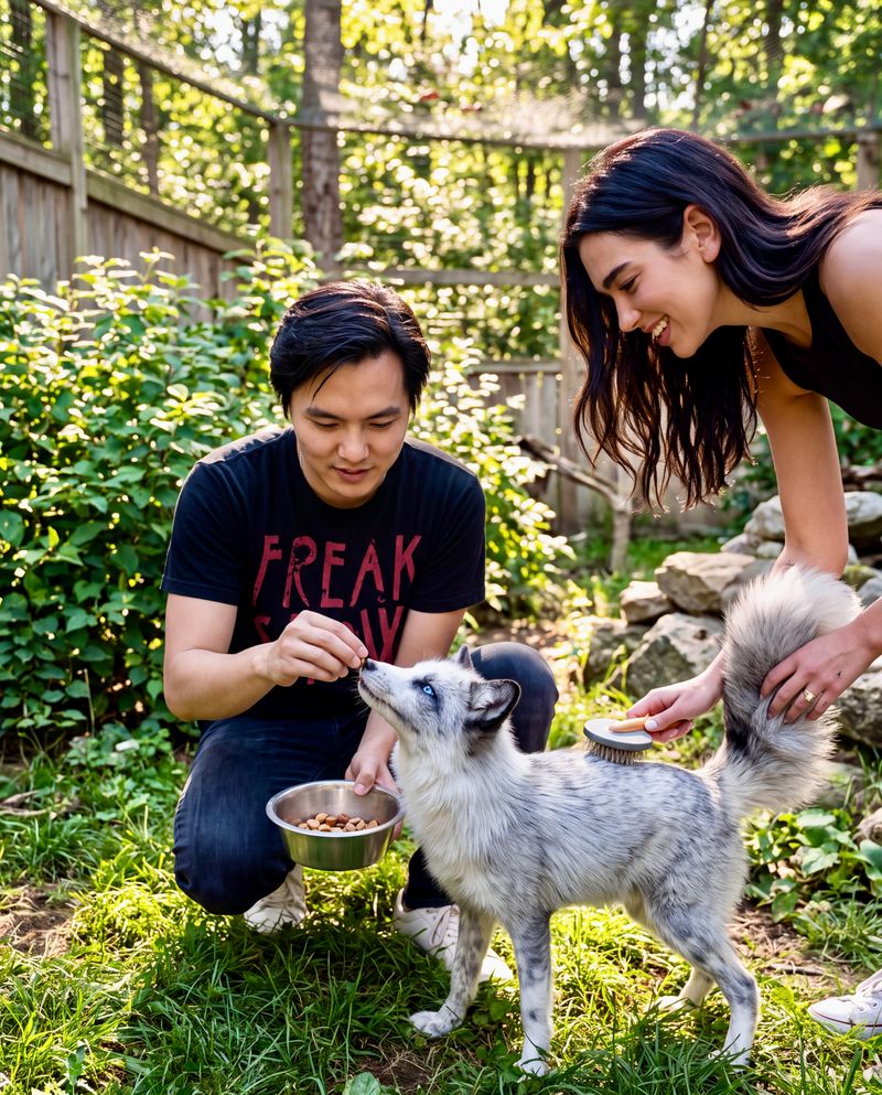 Dua Lipa & Me took care of Canadian Marble Fox