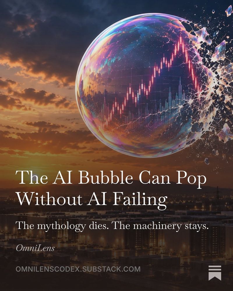 AI can be a bubble without AI being a failure.