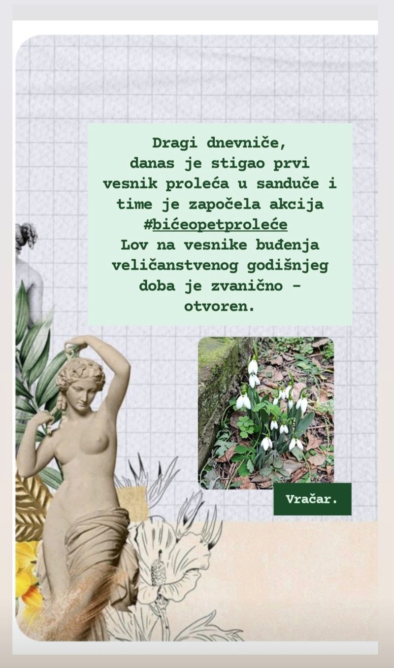 Lov na vesnike proleća - počeo je.