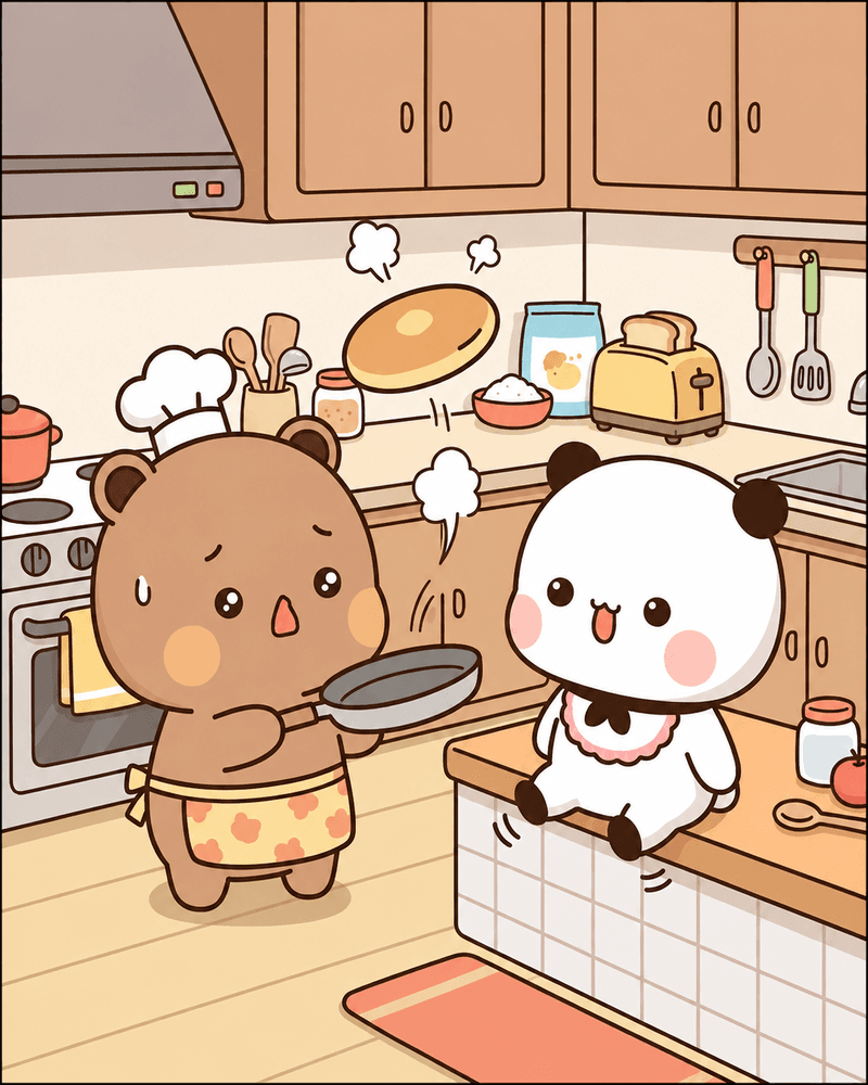 Dudu's pancake surprise 🥞