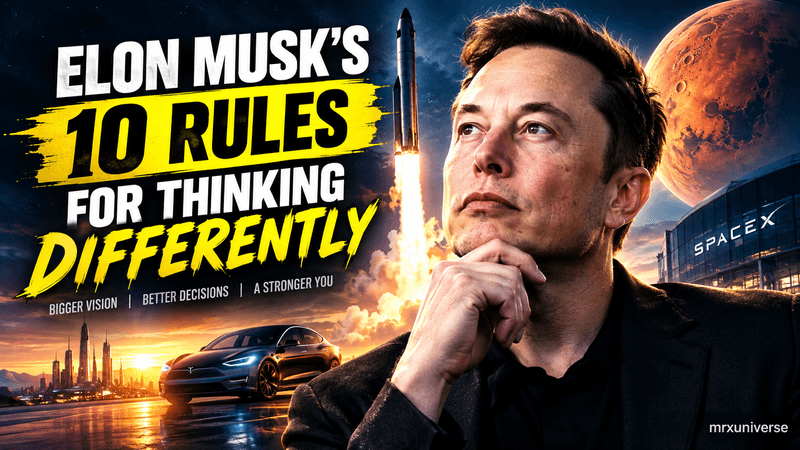 ELON MUSK’S 10 RULES FOR THINKING DIFFERENTLY