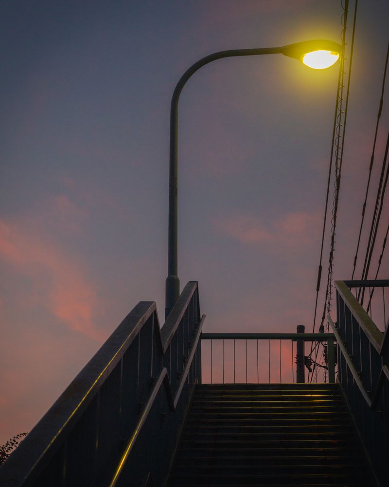 夕焼けの写真