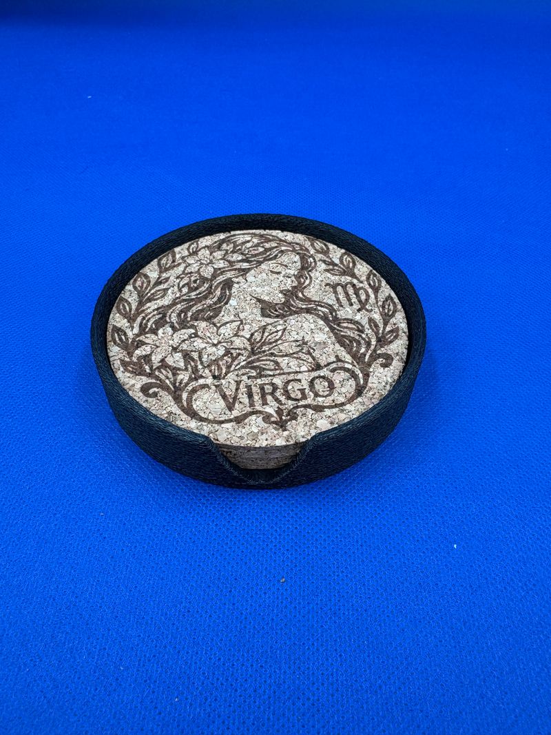 95 mm Cork Coaster Holder Simple Organizer