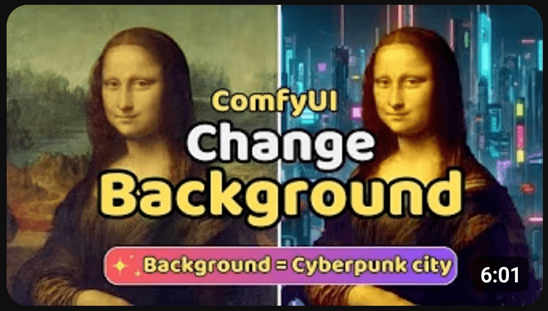 ComfyUI Change Background using AI