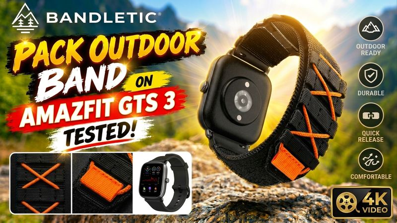 ⌚ New review is live: Bandletic Pack Outdoor Band on Amazfit GTS 3