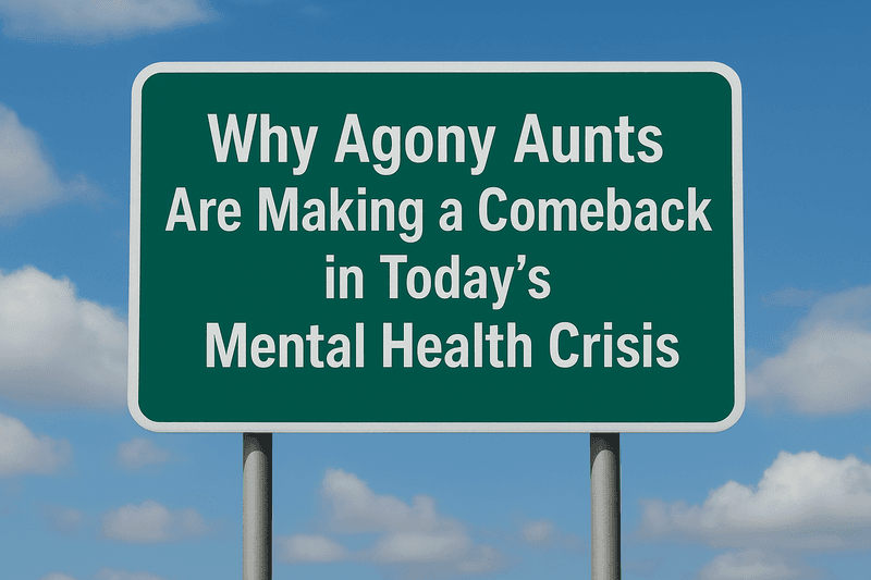Why Agony Aunts Are Making a Comeback in Today’s Mental Health Crisis