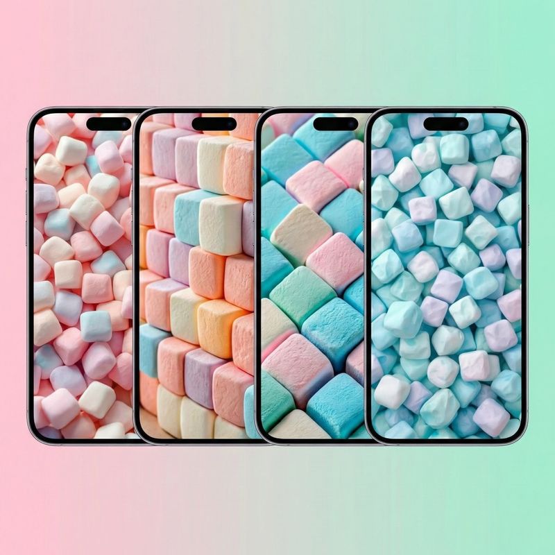 Marshmallow wallpaper pack available for purchase