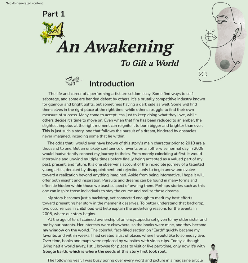 Story...Part 1 Preview