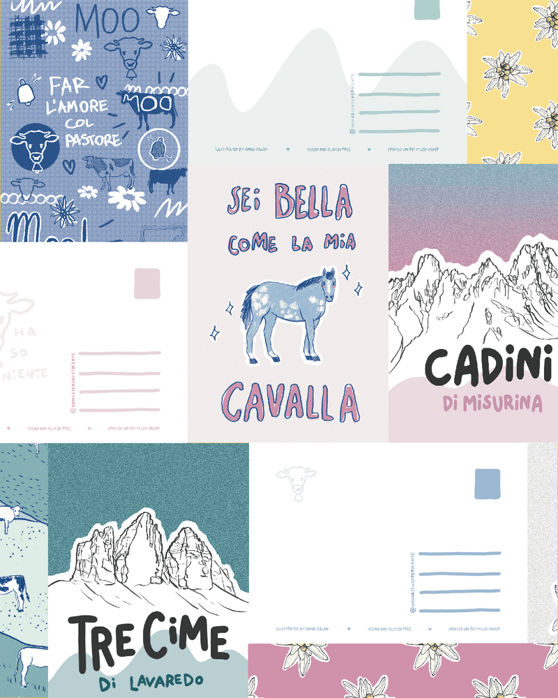 A little something about my postcards