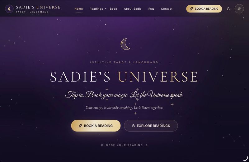 🔮 Sadie’s Universe Official Website [BOOKING SITE]
